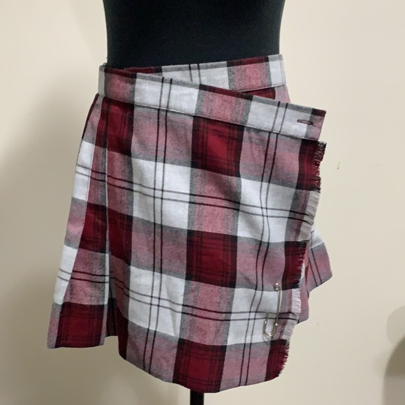 Halpern Canada Made Vintage  Mini  Kilt Y2k Skirt - Picture 9 of 9